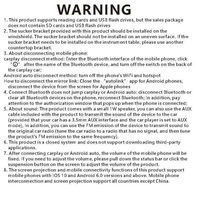 7 Inch Portable Car Video Player, 1 Set Adjustable Multifunctional Car MP5 Player with Bluetooth-Compatible & Rear View Camera, Car Electronics for Carplay Android, Car Accessories, Car Stuff