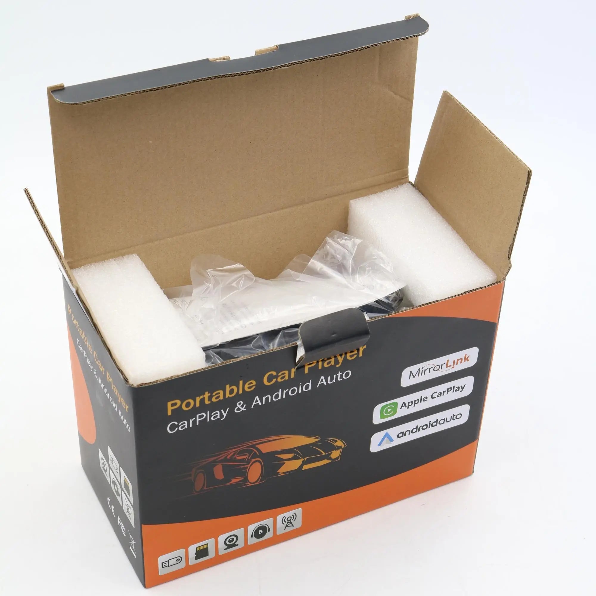 7 Inch Portable Car Video Player, 1 Set Adjustable Multifunctional Car MP5 Player with Bluetooth-Compatible & Rear View Camera, Car Electronics for Carplay Android, Car Accessories, Car Stuff